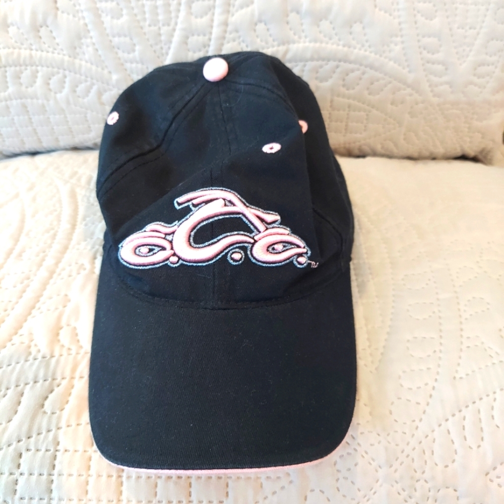 Orange county choppers Icap pink black velcro closure